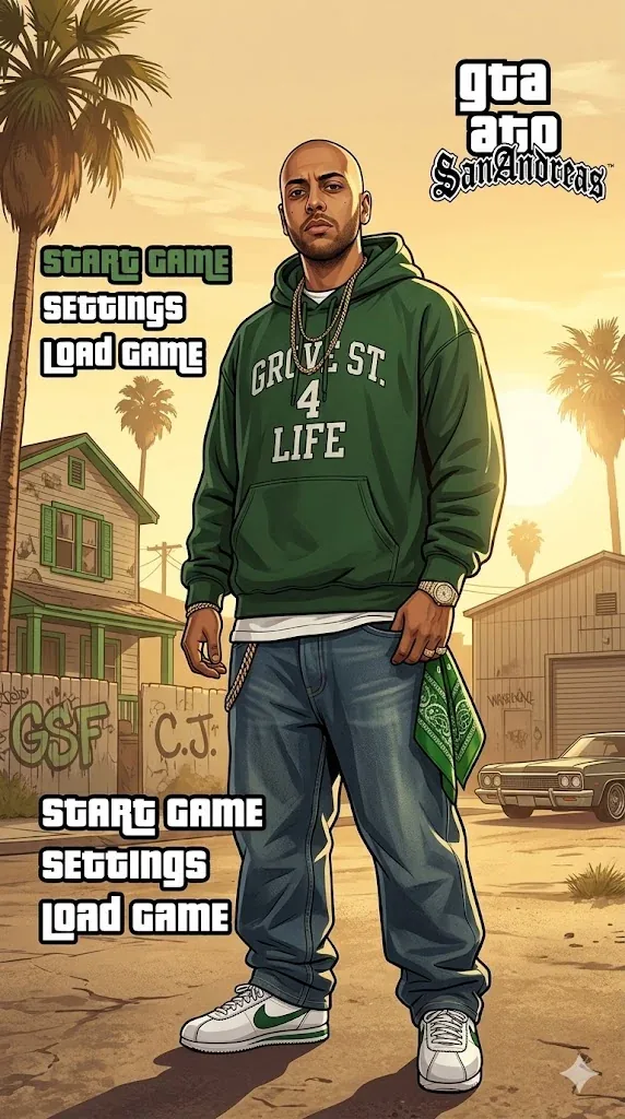 Rendu GTA San Andreas avec Gemini