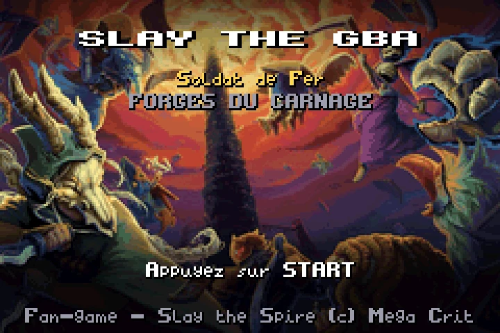 Écran titre de Slay the GBA