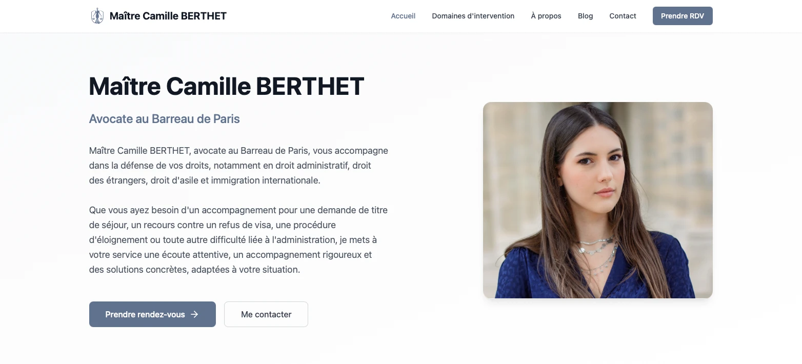 Maître Camille BERTHET